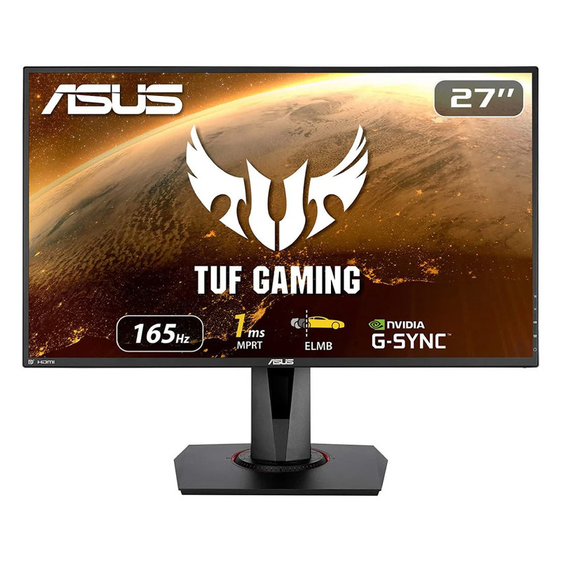 Asus TUF VG279QR  27" Full HD 165Hz Gaming Monitor - Black - شاشة